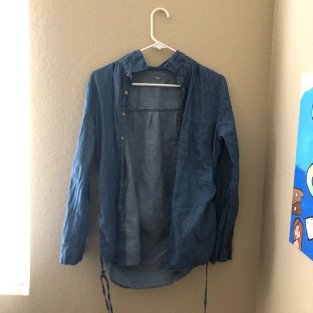 blue denim jacket